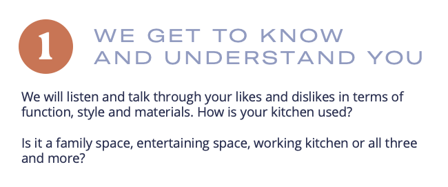 we get to know and understand you kitchens with rosemary shrager