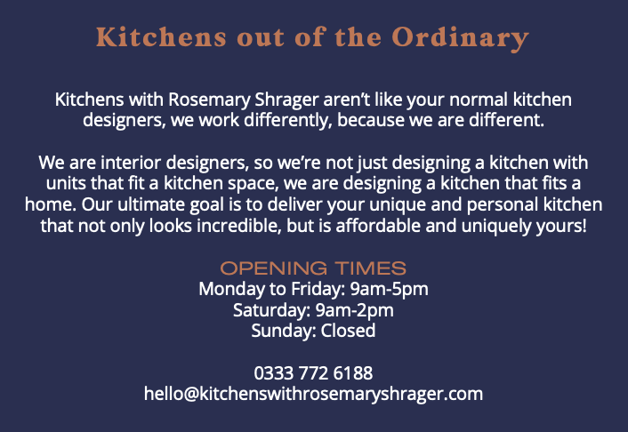 kitchens with rosemary shrager out of the ordinary opening times